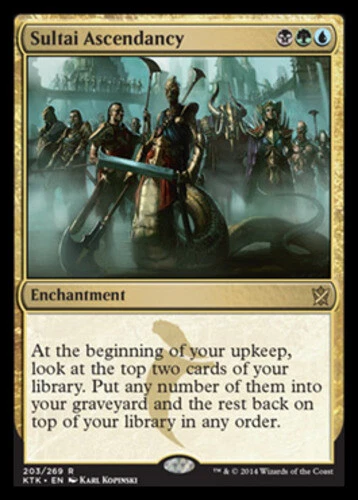 Sultai Ascendancy ~ Moderately Played Khans of Tarkir MTG Magic UltimateMTG Mult - Image 1 of 1