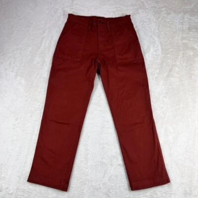 Lucky Brand Pants Womens Size 2/26 Red Easy Pocket Ankle Chino Foto 1 de 4