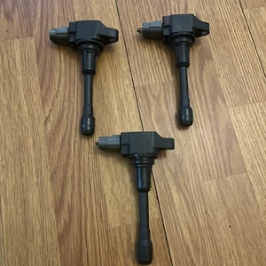 3 GENUINE OEM NISSAN Ignition Coils 22448 JA00C Hanshin AIC-2408N - Picture 1 of 3