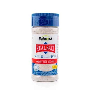 Sal marina real Redmond - Natural sin refinar fina sin gluten, coctelera de 10 onzas 1 - Imagen 1 de 4