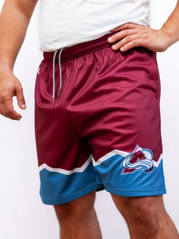 Colorado Avalanche Mesh Hockey Shorts Cover