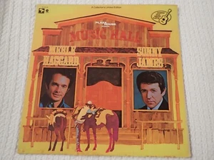 MUSIC HALL MERLE HAGGARD SONNY JAMES PLAZA HOUSE LP COLLECTOR'S LIMITED EDITION - Foto 1 di 6