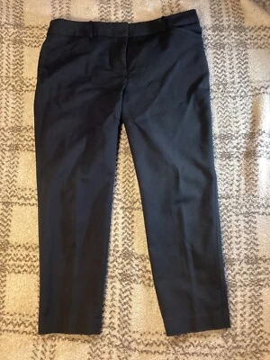 Talbots Women's Black Tailored Stretch Pants 56/40/4 Cotton/Rayon/Spandex Sz 12P - Image 1 of 4