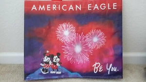 Disney Be You &American Eagle Tote Bag Large 19"x16" Mickey Mouse Pre-owned - Picture 1 of 9