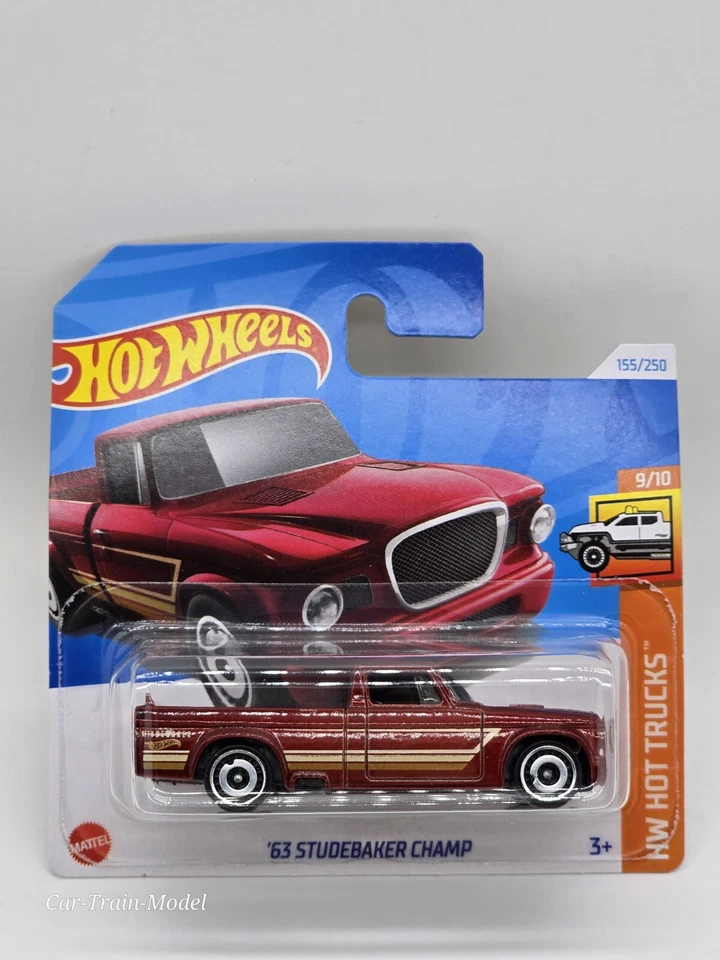 '63 Studebaker Champ - HW Hot Trucks 9/10 HOT WHEELS 1:64 1/64 - Immagine 1 di 1