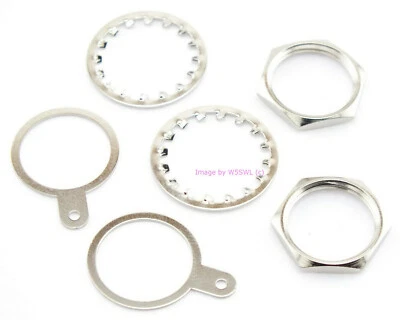 BY W5SWL ® Nut Washer Lug for UHF and N Series Threaded Connectors 2-Pair - by W5SWL