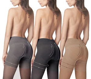 Press Up Tights 40 Denier light support Fresh Anti Bacterial Fiore Body Care New - Picture 1 of 5