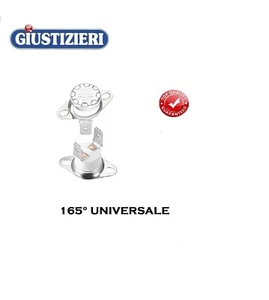E101 TERMOSTATO SCATTO FISSO 165° CON ANELLO FASTON VERTICALI CERAMICO UNIVERSAL - Foto 1 di 1