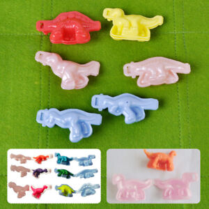 6X Colorful Dinosaur Plasticine Dough Mold Kids Play Toy Gift Craft Tool Em