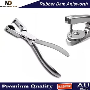 Ainsworth Alicates de goma para presa dental Perforador de orificios Instrumentos de perforación endodóntica - Imagen 1 de 4