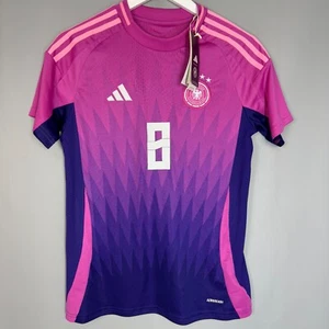 GERMANY 2024 2025 AWAY FOOTBALL SHIRT #8 KROOS ADIDAS NATIONAL WOMEN'S SIZE M - Picture 1 of 8