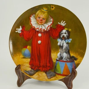 Tommy und der Clown Teller von John McClelland / mit Box & Echtheitszertifikat Knowles, Reco N^ GM9 - Bild 1 von 11