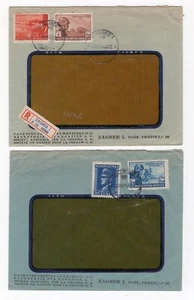 NDH CROATIA GERMAN PUPPET STATE VERY NICE LOT 6 COMMERCIAL COVERS WITH CENSORS - Picture 1 of 3