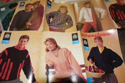 Scheepjeswol Knitting Pattern Leaflet 1051Jackets Sweaters  - Image 1 of 4