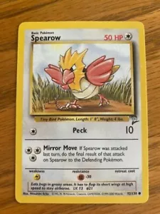 Pokemon Card SPEAROW 92/130 - Never Played - Picture 1 of 1