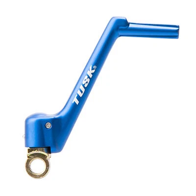 Tusk Forged Aluminum Kick Starter Anodized Blue–Fits: Yamaha YZ125 1986–2025 - Image 1 of 4