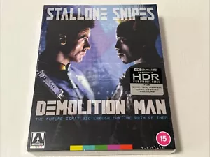 Demolition Man 4K UHD Blu-ray Limited Edition Arrows Exclusive - Picture 1 of 8