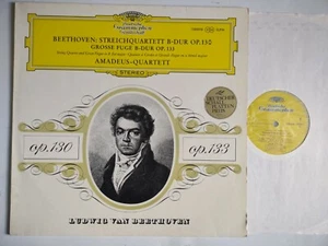 AMADEUS Qt PLAYS BEETHOVEN STRING QUARTET & GREAT FUGUE DG 138 898 - Picture 1 of 4