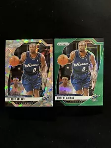 24-25 Panini Prizm Gilbert Arenas #275 Legends Ice & Green Prizm - Picture 1 of 4