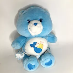 Vintage Care Bears Baby Hugs Tugs 2004 Windel blau Plüschtier Stofftier Spielzeug 10 Zoll - Bild 1 von 12