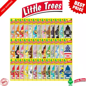 Little Trees Hanging Air Freshener Choose Scent Home Car 6-12-24-48-96-144 pc - Picture 1 of 1