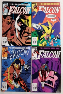 🔥FALCON #1-4 COMPLETE LOT*1983 MARVEL*JIM OWSLEY*LIMITED SERIES*CAPTAIN AMERICA - Image 1 of 2