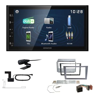 Kenwood 2DIN DAB+ Autoradio für Opel Vectra C charcoal-metallic - Bild 1 von 4
