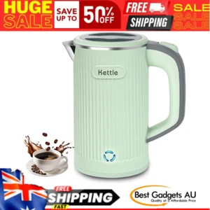 Kettle Electric Travel Portable Mini Kettle Fast Boil Dry Protection 800ML Green - Picture 1 of 8