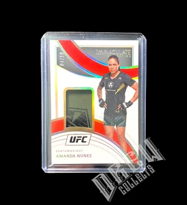 2022 Panini Immaculate UFC Amanda Nunes Fighter Worn Relic #/10 - Imagen 1 de 2