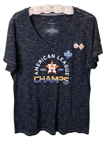 Houston Astros Fanatics T Shirt Unisex XL Gray 2019 AL Champs NEW - Picture 1 of 8