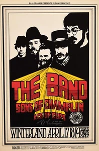 The Band BG169 Handzettel Postkarte 1969 signiert Randy Tuten - Bild 1 von 1