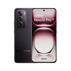 OPPO Reno12 Pro 5G 512GB 6.7" Curved FHD+ OLED Smartphone Black - Picture 1 of 12