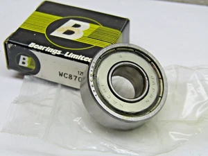 Nachi Bearings Limited WC87013 13mm x 32mm x 1/2" Bearing with 1 Seal & 1 Shield - Picture 1 of 4
