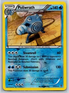 Poliwrath (Reverse Holo) Furious Fists 17/111 Pokemon Card NM - Picture 1 of 2
