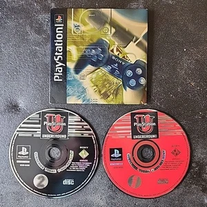PlayStation Underground [2 CD] Sony PlayStation 1 Vintage PS1 Demo Dischi RARO! - Foto 1 di 2
