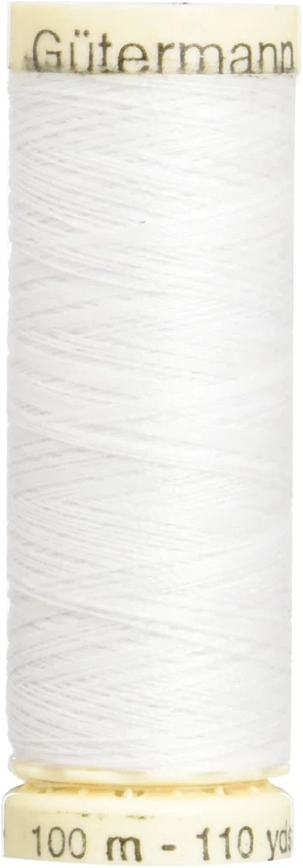 Gutermann Sew-All Thread 110yd-Nu White 100P-20