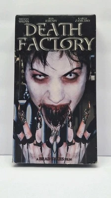 Death Factory VHS Horror Movie (2002) Brad Sykes Tiffany Shepis Ron Jeremy Rare - Image 1 of 4