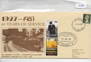 GB - Railway Cover (RC 216) - Romney Hythe & Dymchurch Railway - 60 years - Picture 1 of 1