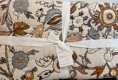 POTTERY BARN CALISTA Embroidered King Quilt NWT - Image 1 of 2