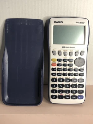 Casio Graphing Calculator FX-9750 GII  Blue/White Tested & Working Free Shipping - Image 1 of 4