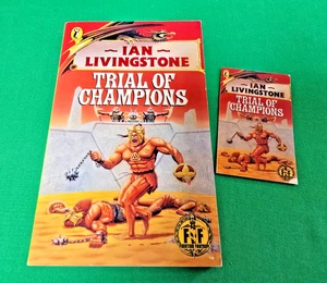 Trial of Champions *** Sehr guter Zustand 1./8. GOLDFOLIE!!*** Fighting Fantasy Papageientaucher #9 - Bild 1 von 8