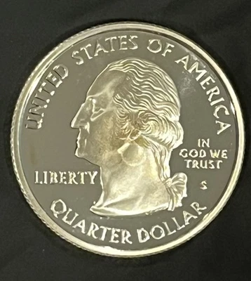2008-S HAWAII Silver Quarter deep cameo proof - Image 1 of 2
