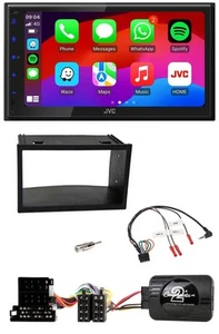 JVC Bluetooth USB Lenkrad 2DIN DAB Autoradio für VW Golf 4 Polo Passat ISO - Bild 1 von 11