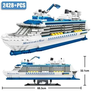 2428 Pieces Luxury Sea Cruise Liner Model Building Blocks birthday Xmas gift - Picture 1 of 7