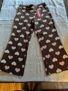 NWT Gymboree KITTY GLAMOR Size 4 knit Pants Brown Hearts - Picture 1 of 3