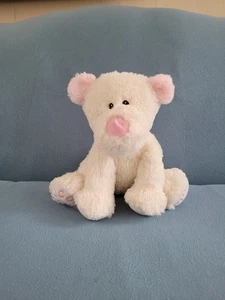 Oso de peluche suave y tierno peluche rosa crema peluche 9" novato dookie - Imagen 1 de 8