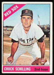 1966 Topps Chuck Schilling #6 BASEBALL CARD Boston Red Sox - Picture 1 of 2