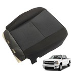 Front Driver Bottom Cloth Seat Cover with Foam Cushion for Silverado 2007-2014