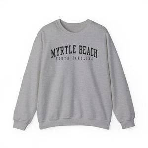 Myrtle Beach South Carolina SC Sweatshirt Geschenk Rundhals Longshirt Rundhals Herren - Bild 1 von 8
