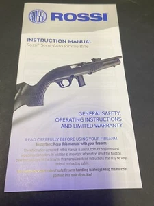 Factory Original Rossi RS-22 22 lr semi auto Rifle  Instruction owners Manual - Picture 1 of 2